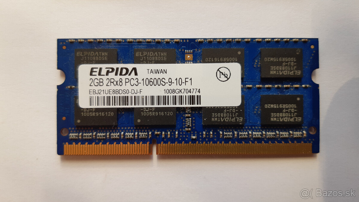 Pamat RAM SODIMM DDR3 2GB 4GB Samsung - 3