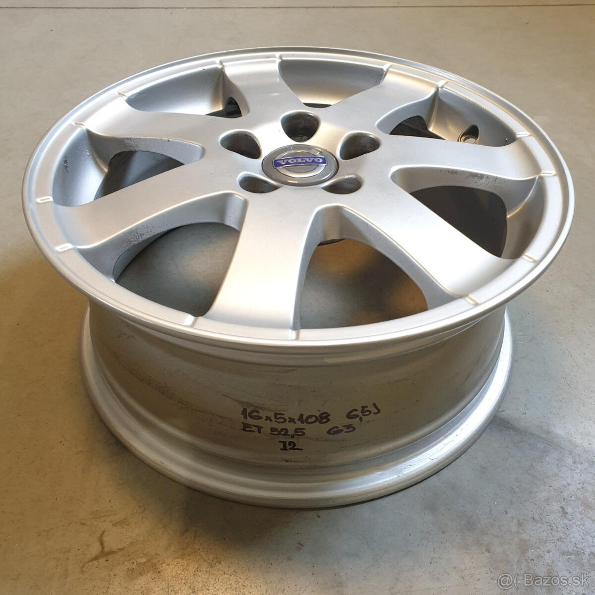 Hliníkové Volvo disky 5x108 R16 6,5J ET52.5 - 3