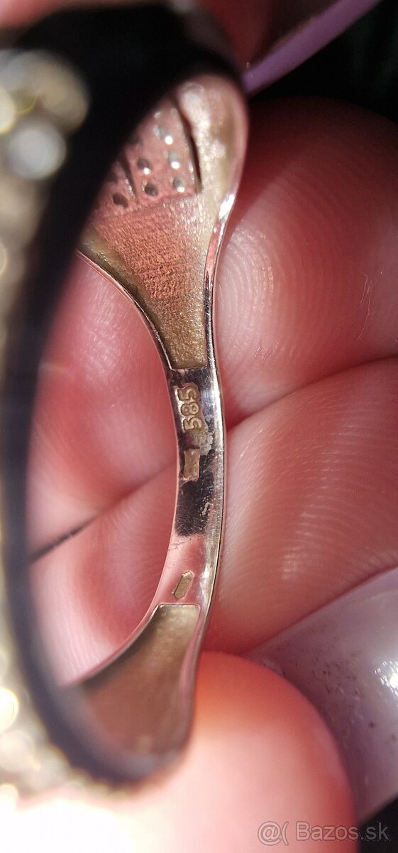 Prsteň z bieleho zlata - 3