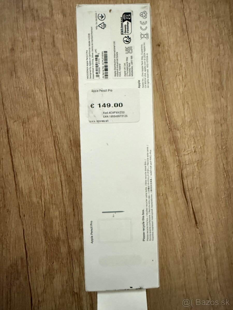 Apple Pencil Pro (2.generácia) – originál, s krabičkou - 3