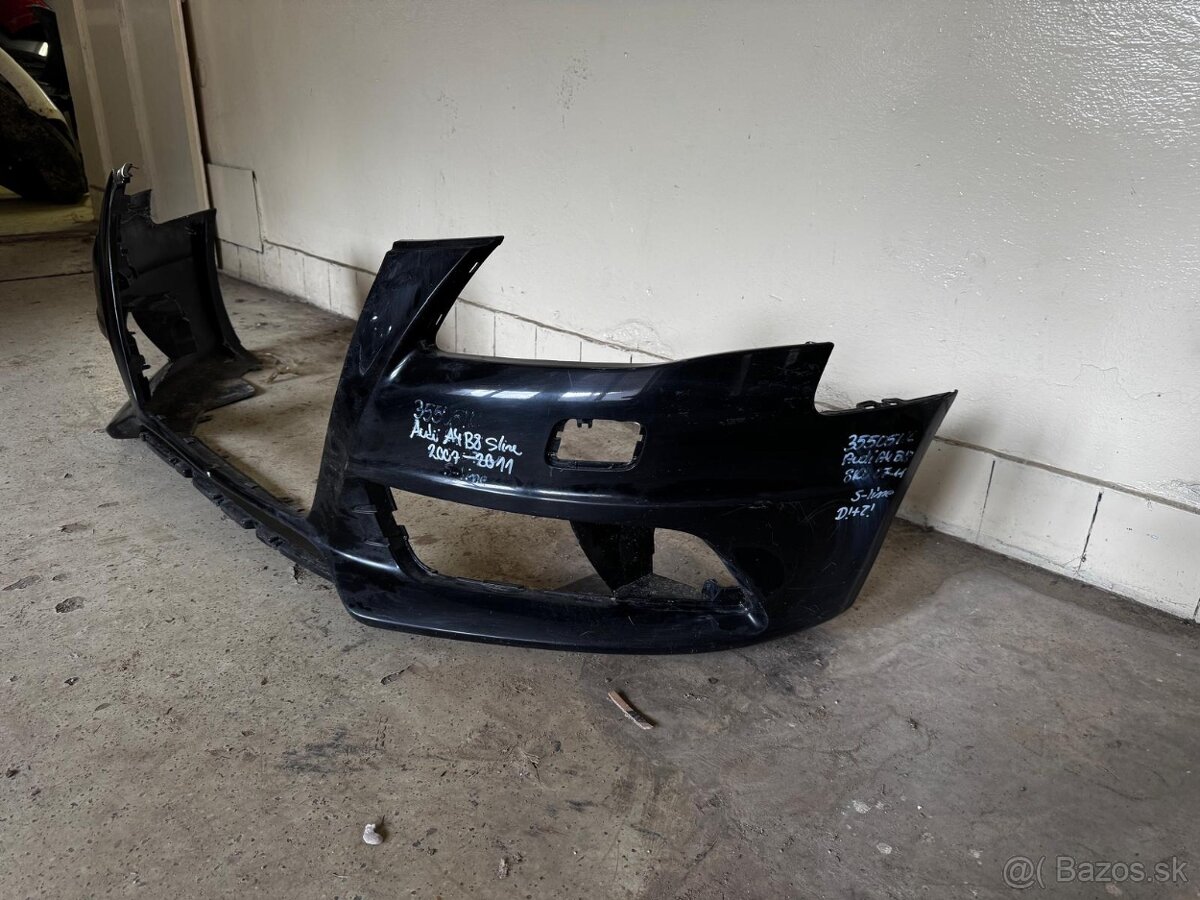 Audi A4 B8 2007-2011 sline predný nárazník - 3