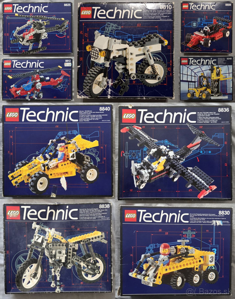 Lego Technic Sady 80, 90 roky, Na predaj - 3