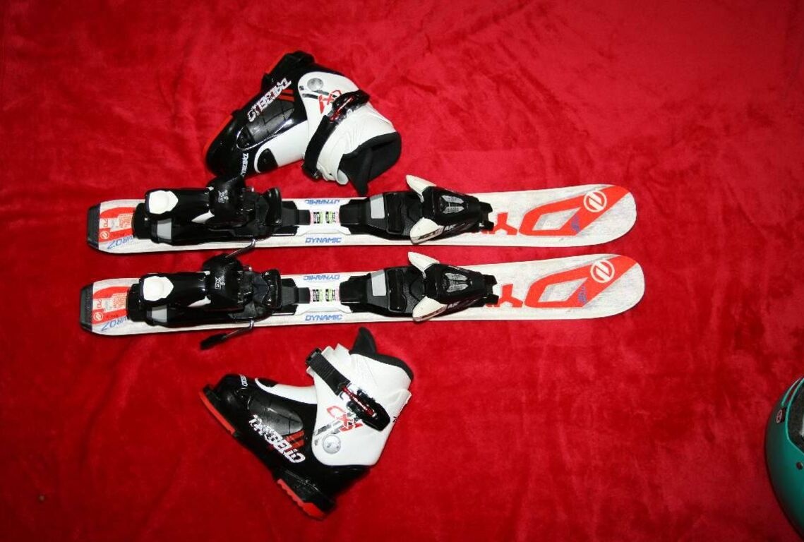 detské lyže Dynamic 70 cm , lyžiarky dalbello - 3
