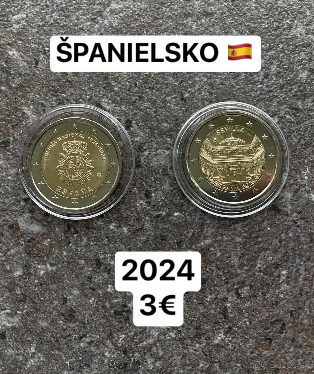 2 eurové mince Španielsko - 3