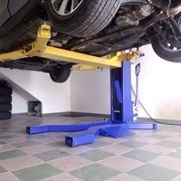 Jednostlpový dvojstlpový nožnicový zdvihák pneuservis gola - 3