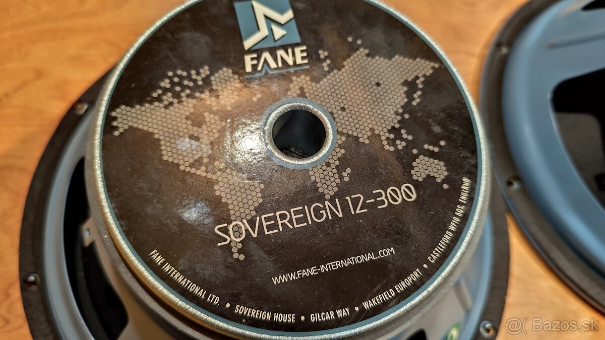 12" basáky FANE, 300W, 8 Ohm, nové, Limited Edition - 3