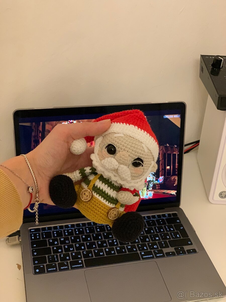 Ručne háčkovaný Santa Claus - 3