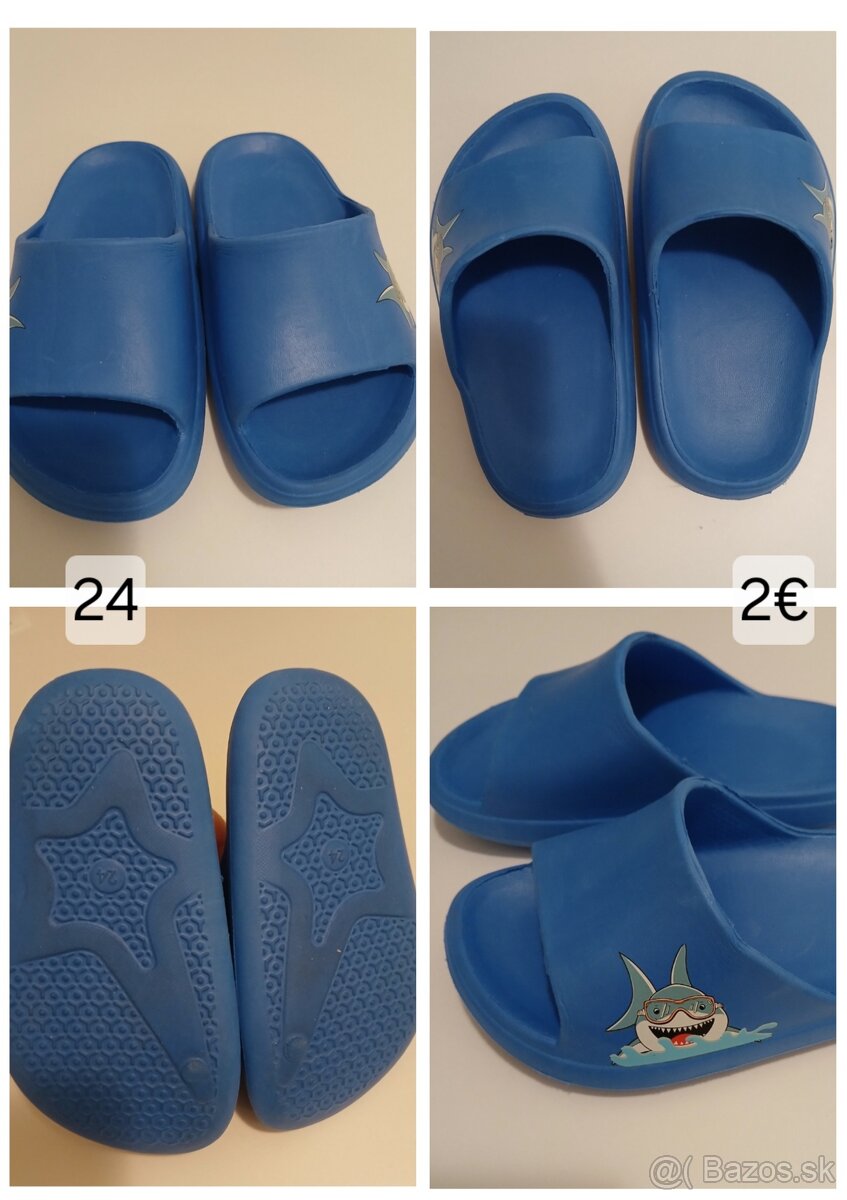 Chlapčenské papuče, gumenne sandále 20, 21, 23 - 3