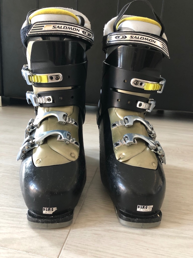 Predám pánske lyžiarky SALOMON PERFORMA veľ.Mondo 31/31.5 cm - 3