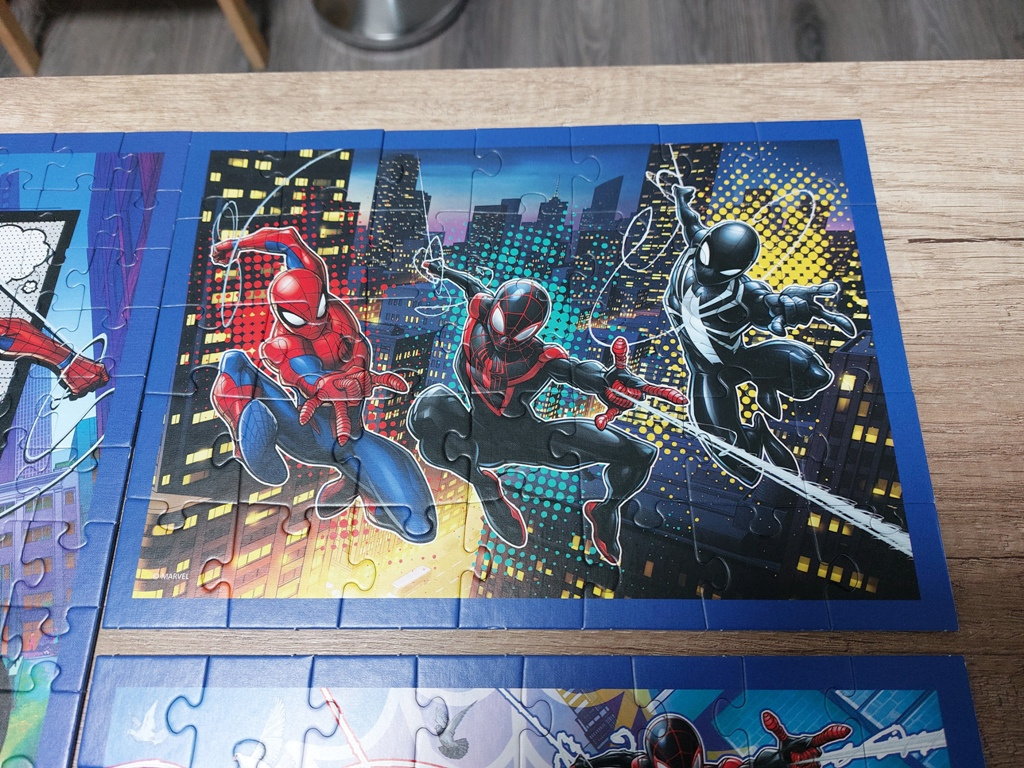puzzle 4v1 Hotwheels / Spider man - 3