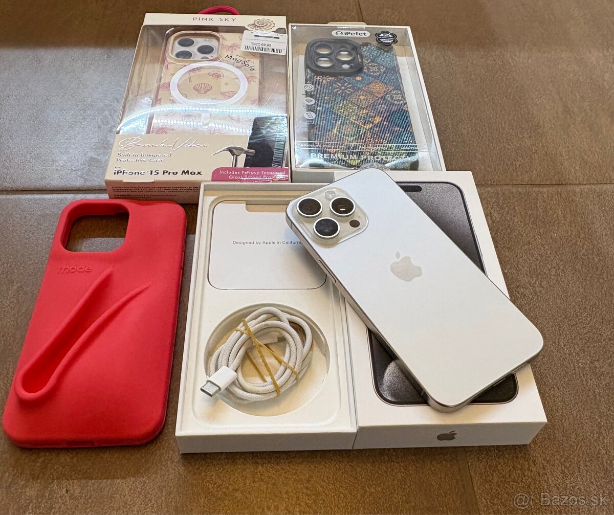 IPhone 15 Pro Max 256GB White Titanium - 3