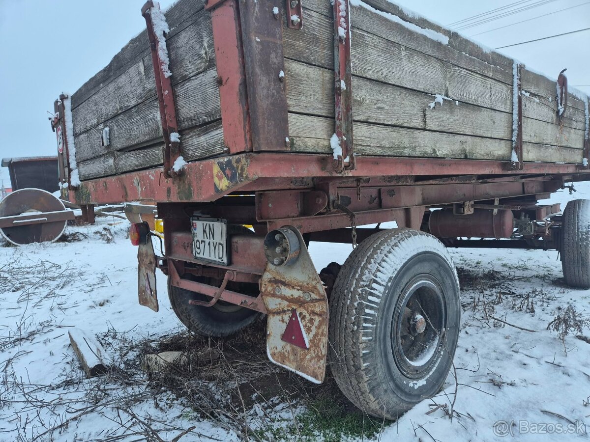 Predám traktorový príves BSS P53 typ S - 5t - 3