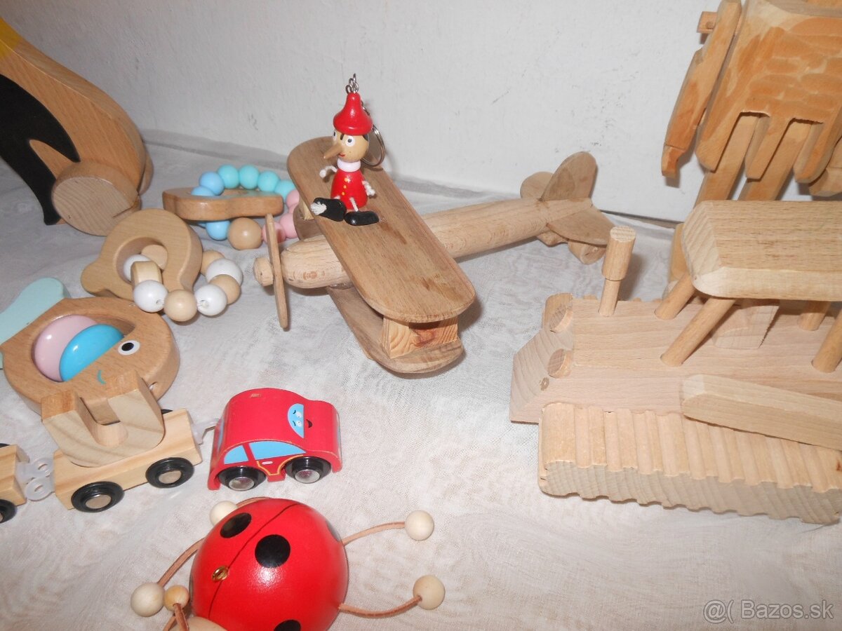 Drevené hračky - veľká krabica - 3