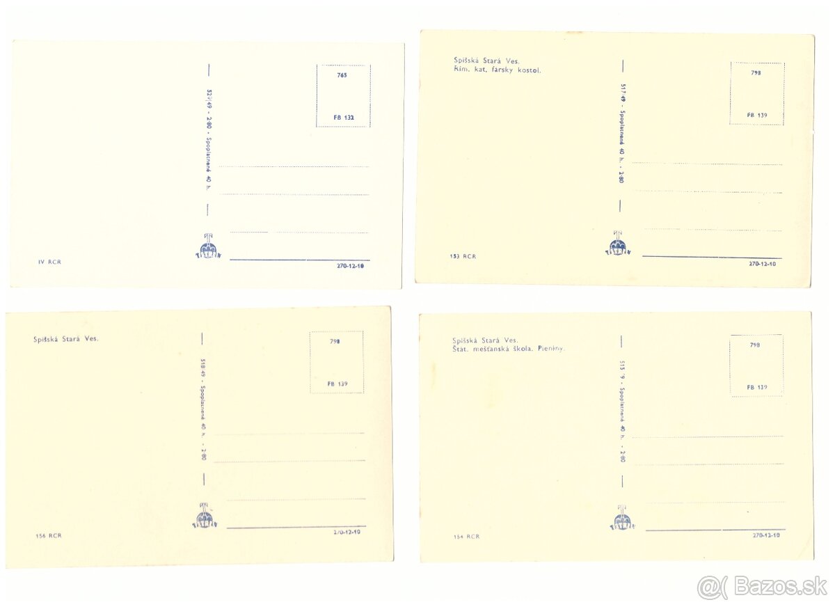 Pohľadnice Spišská stará ves - 3