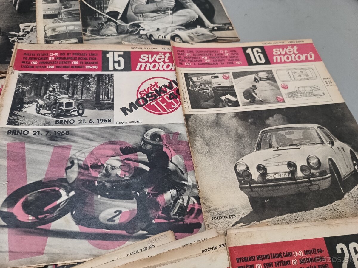 Svet motorú ročník 1968, 24 čísiel - 3
