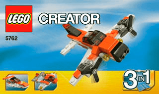 LEGO 5762 3v1 Mini Plane - 3