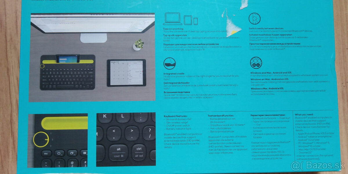 Klávesnica Logitech K480 - 3