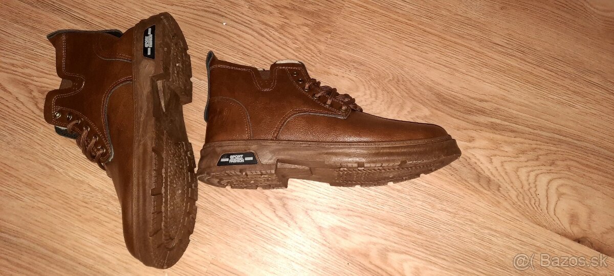 Pánske zimné topánky s vysokým vrchom - 3