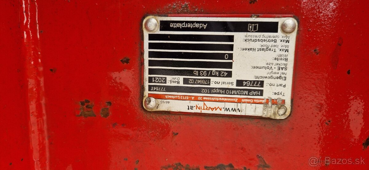 Huppi 102 Hydraulické kladivo - 3