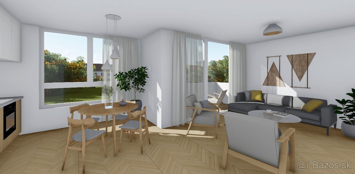 4 izbový byt 104 m2 v novostavbe - 3