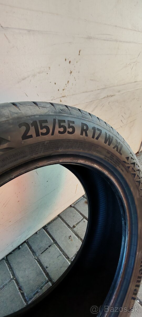215/55 R17 letne - 3