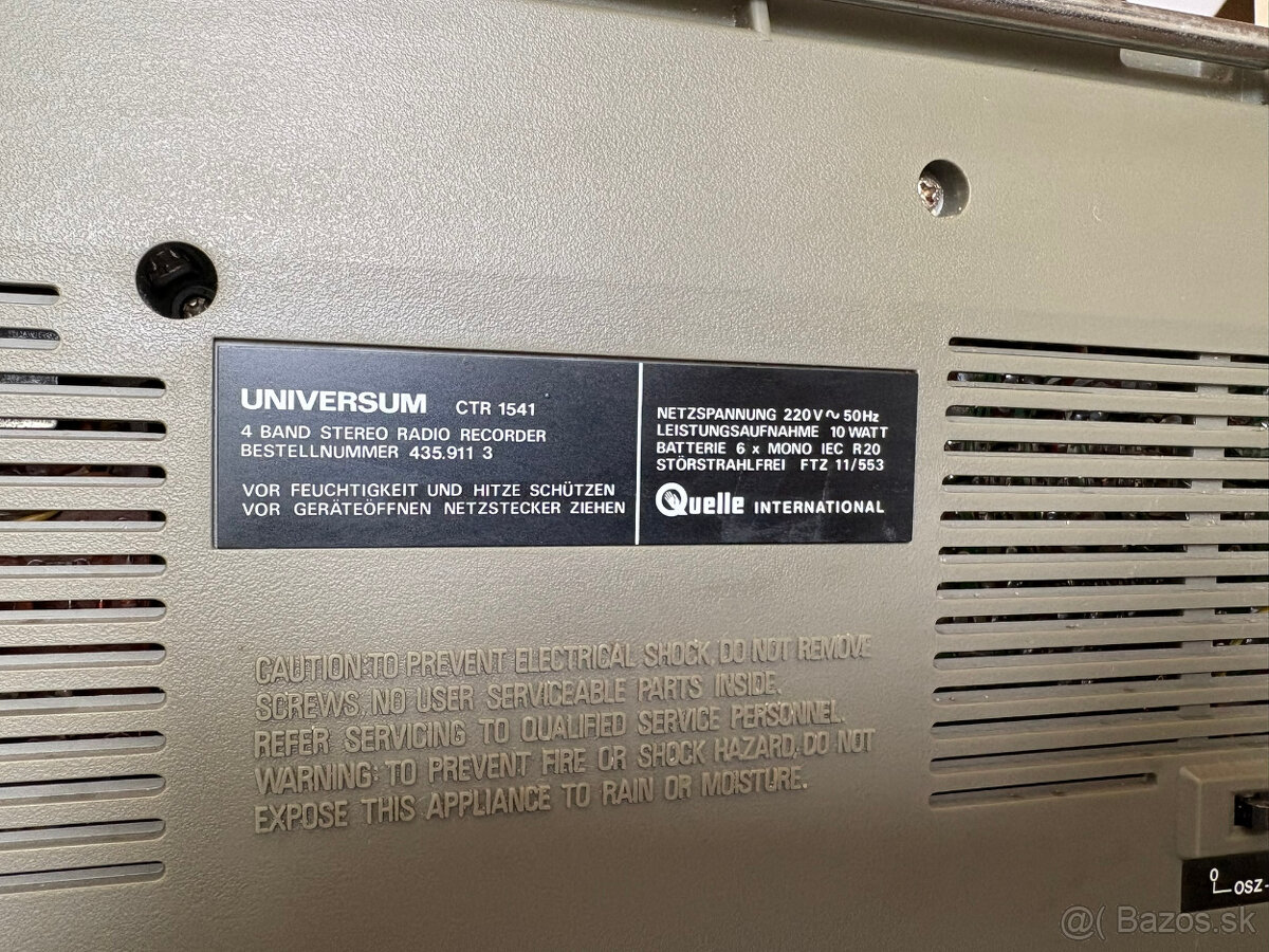 UNIVERSUM CTR 1541 - 3