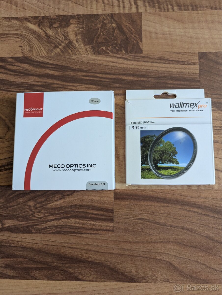 Predám 1ks CPL Filter a1ks UV filter 95mm - 3