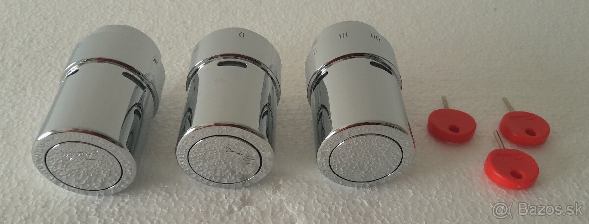 Predám termostaticke hlavice Danfoss RAX - 3