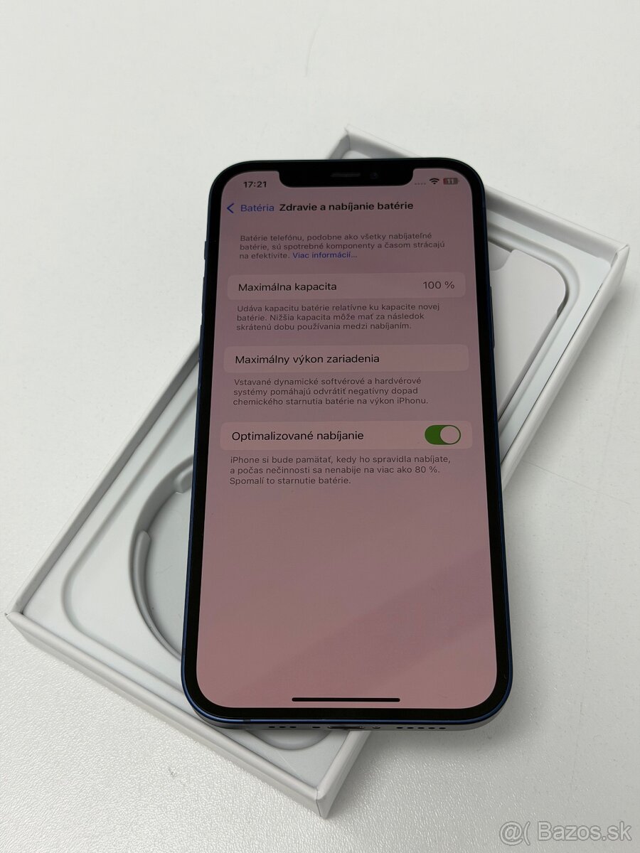 Predám Apple IPhone 12 64GB Blue Stav Nového Telefónu - 3