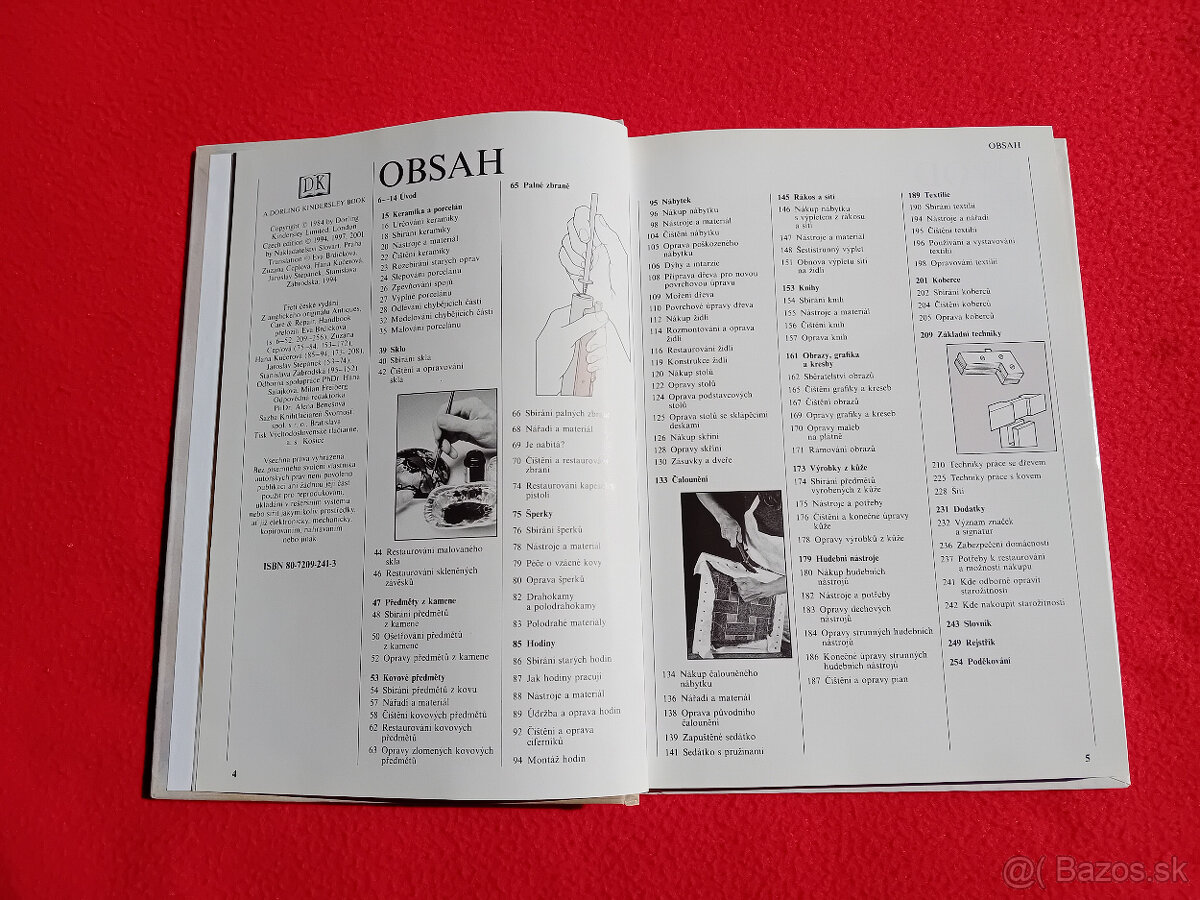 kniha : STAROŽITNOSTI - ošetrovanie a opravy. - 3