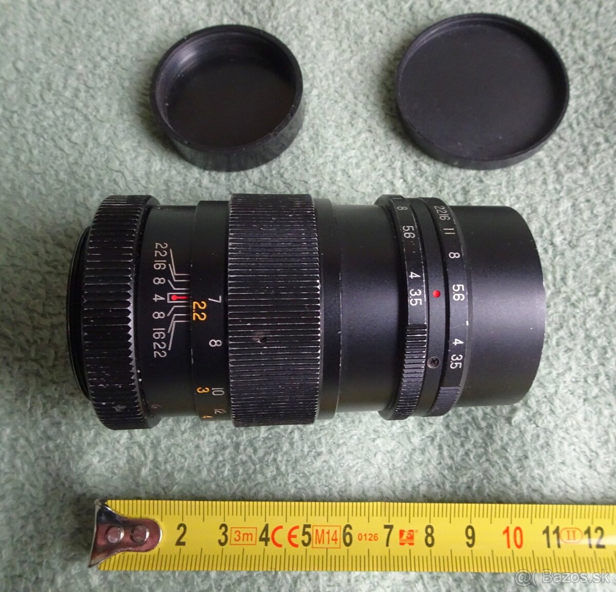 Predám manuál. objektív HANIMAR 135mm so závitom M42. - 3