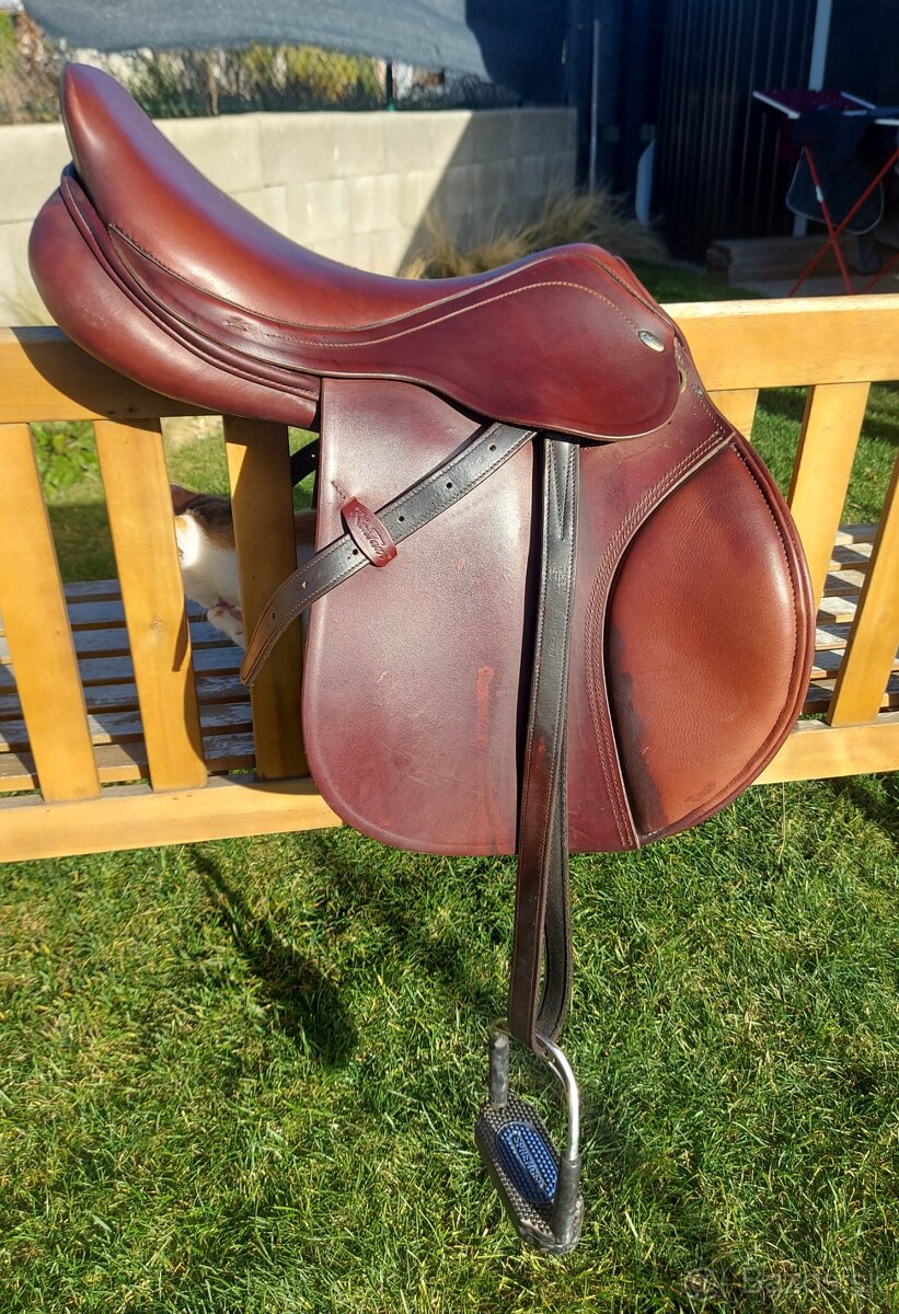 Predám skokové sedlo Kentaur Triton hnedé - 3