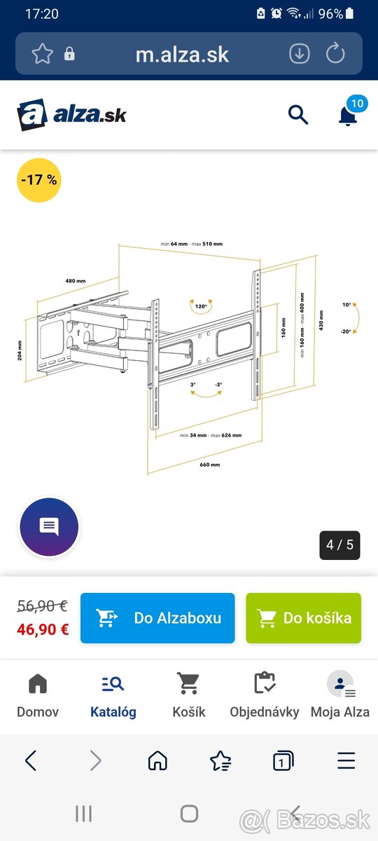 Predam klbovy drziak na TV - 3