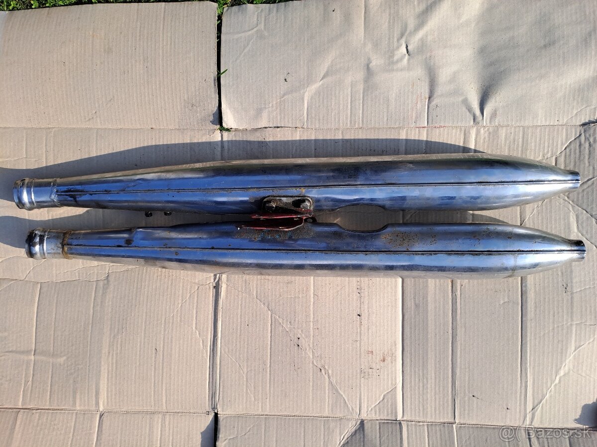 Výfuky jawa 250, 350 Californian - 3