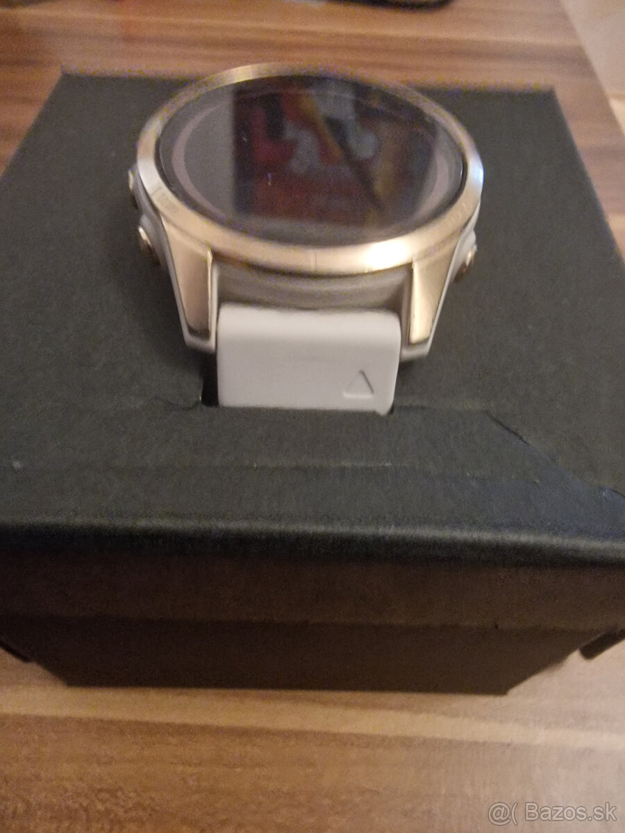 Garmin Fénix 7S Sapphire Solar Titan Cream Gold / Sand Silic - 3