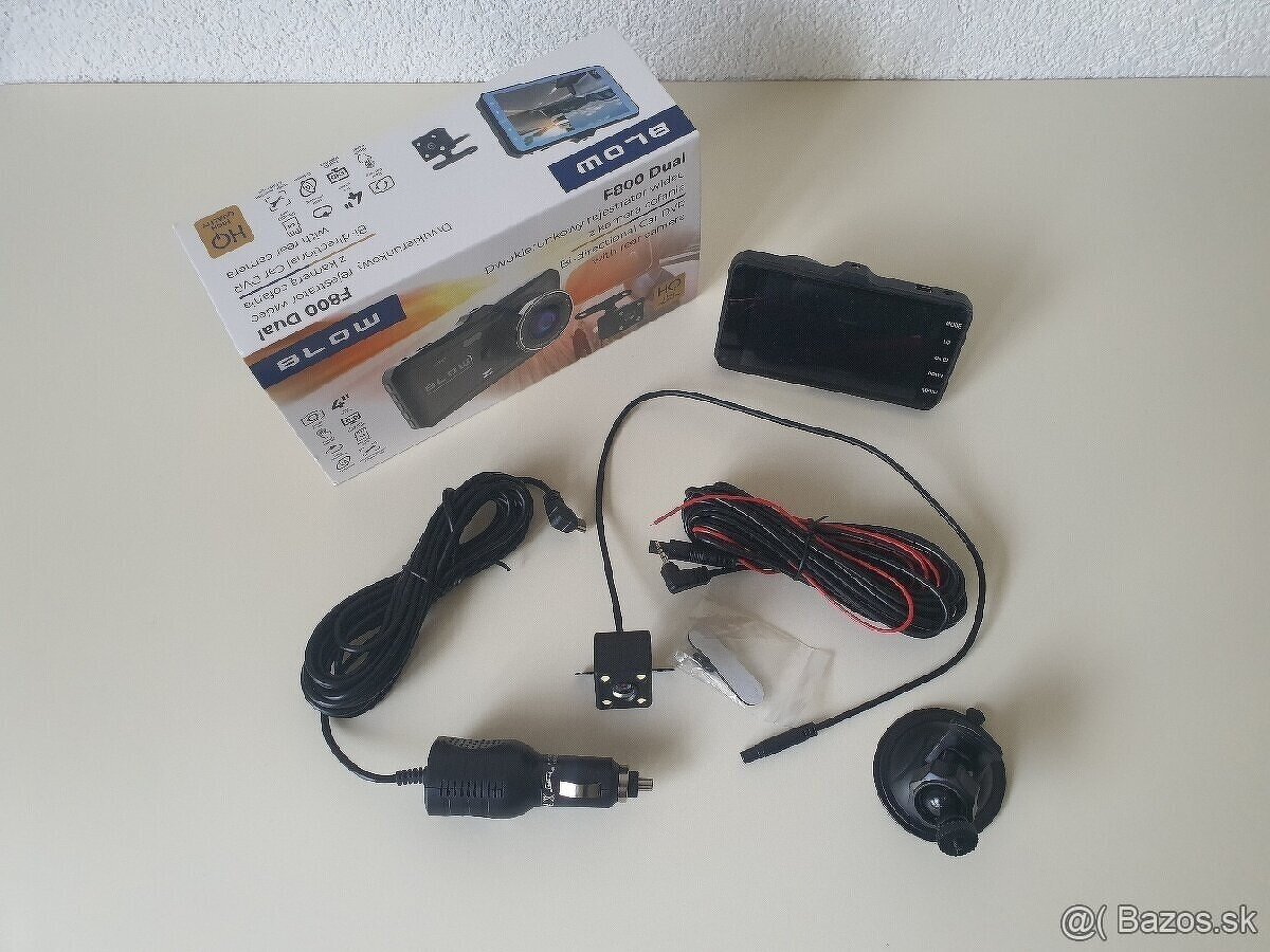 Kamera do auta, registrátor jazdy, cúvacia kamera F800 - - 3
