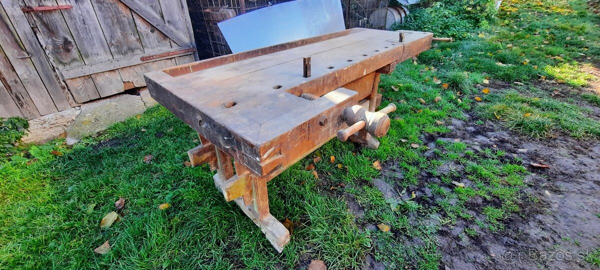 Stolárska hoblica, stolársky ponk - 3