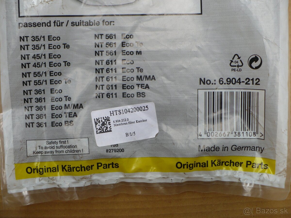 Membrána Karcher 6.904-212 - 3