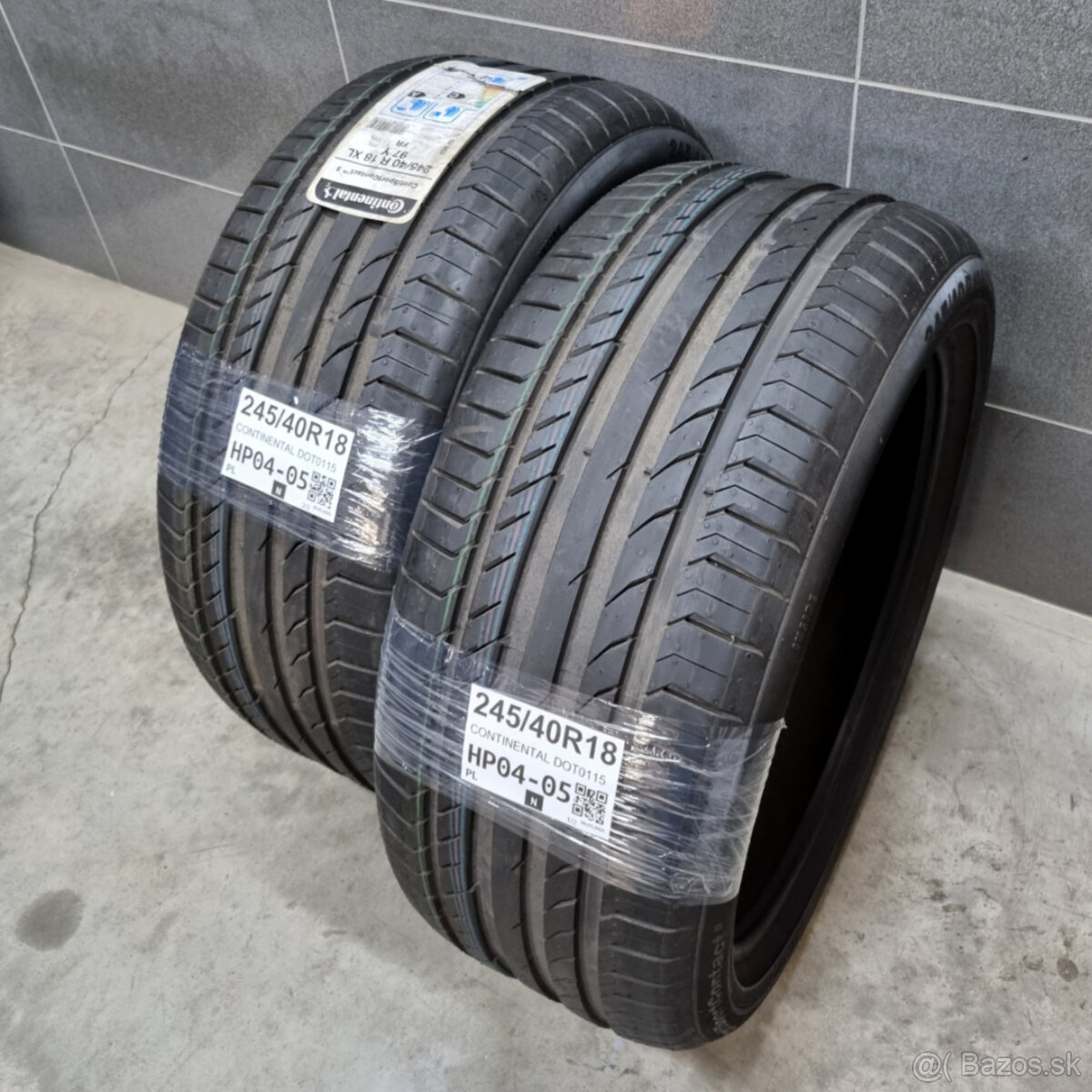 Letné pneumatiky 245/40 R18 CONTINENTAL - 3