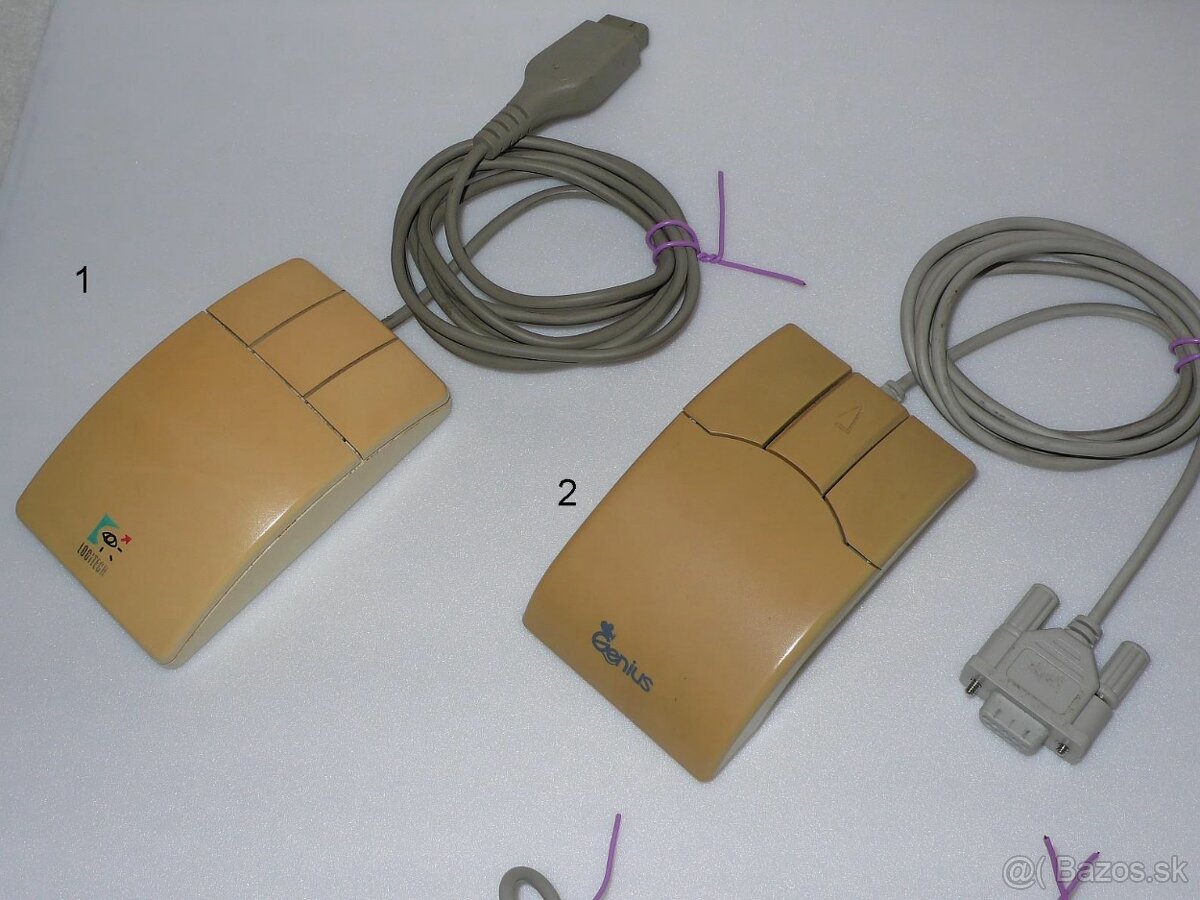 Predám Retro myši na serial, PS/2, a USB port - 3