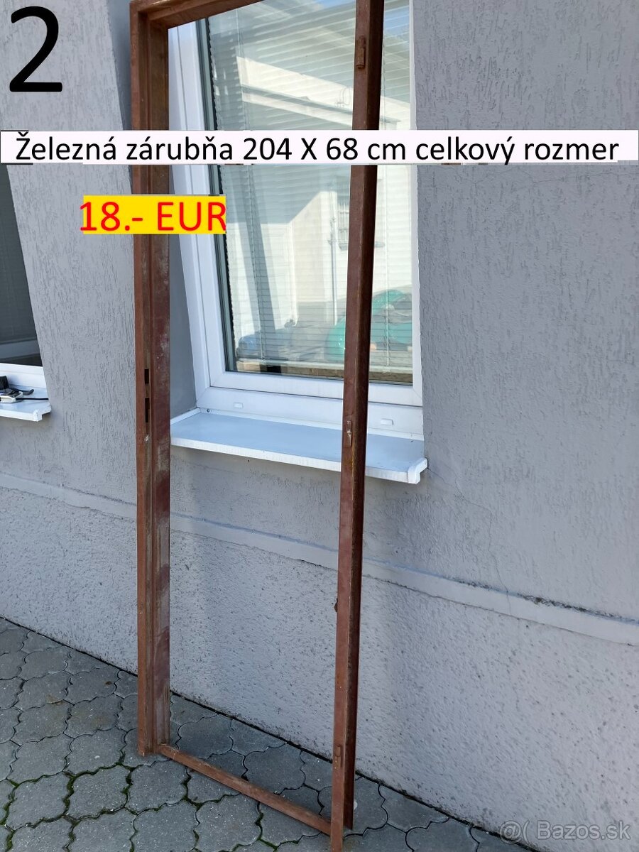 Železné dvere a zárubňa - 3