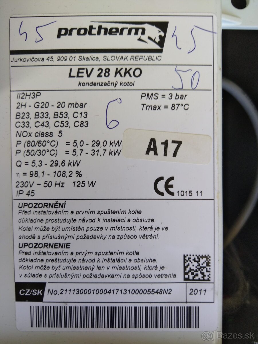 Protherm LEV 28 KKO - 3