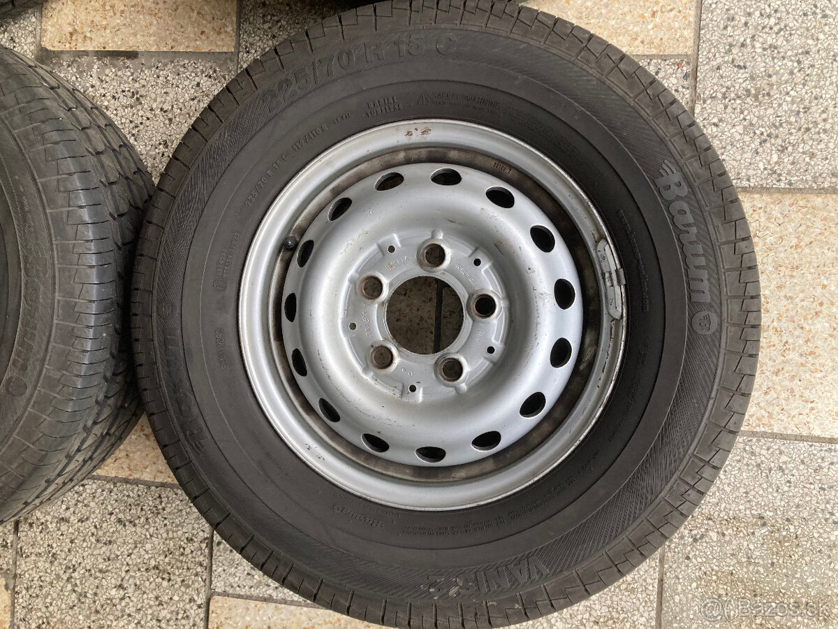 disky R15 5x130 vč. pneu - 3