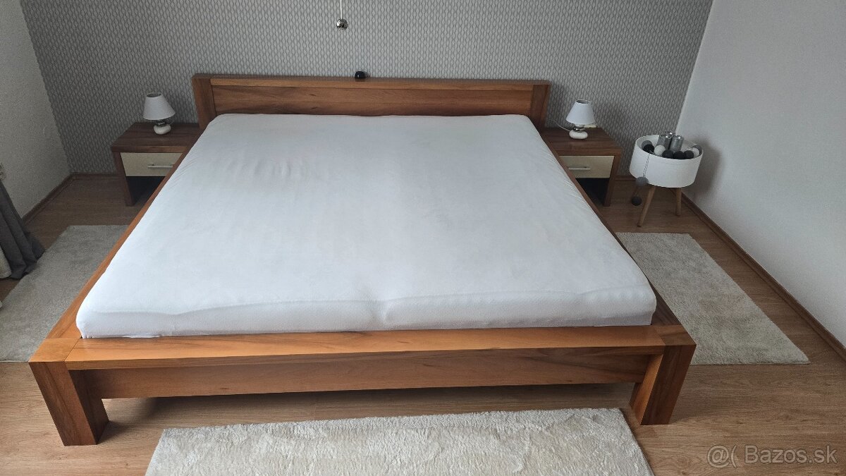 Manželská posteľ s komodami - 3