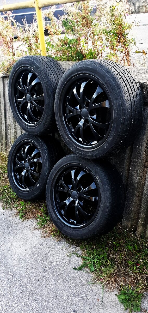 predam 17" cierne kolesa VW (disky + zimne pneu) - 3