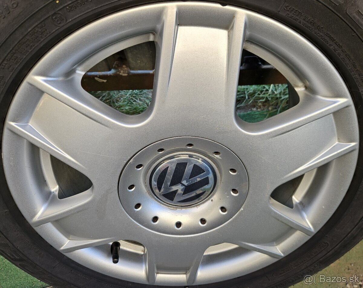 Originálne hliníkové disky VW - 5x100 r16 - 3