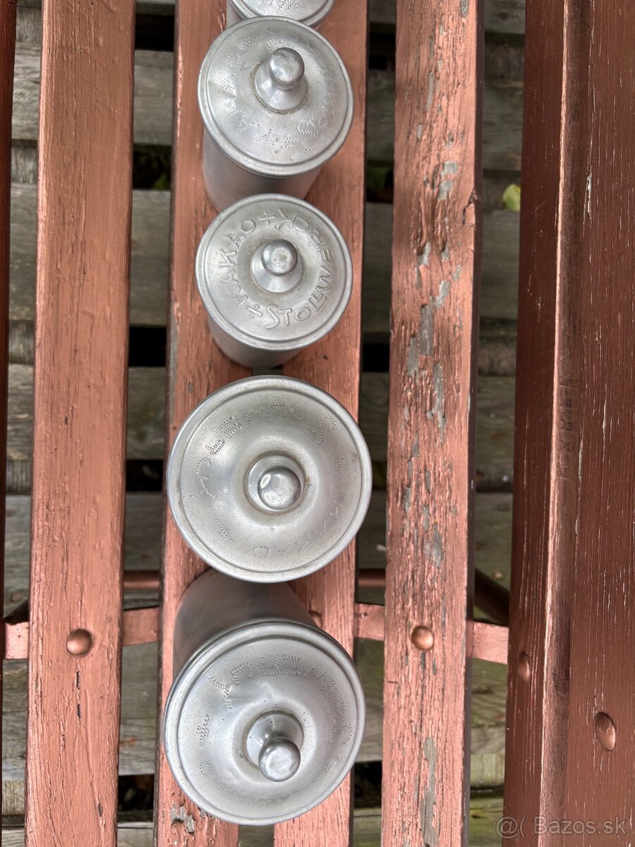 retro stare hlinikove dozy - 3