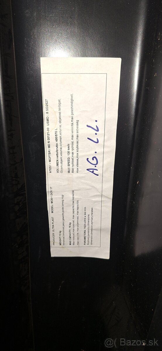 Strešný box Moby Dick 17 - 3