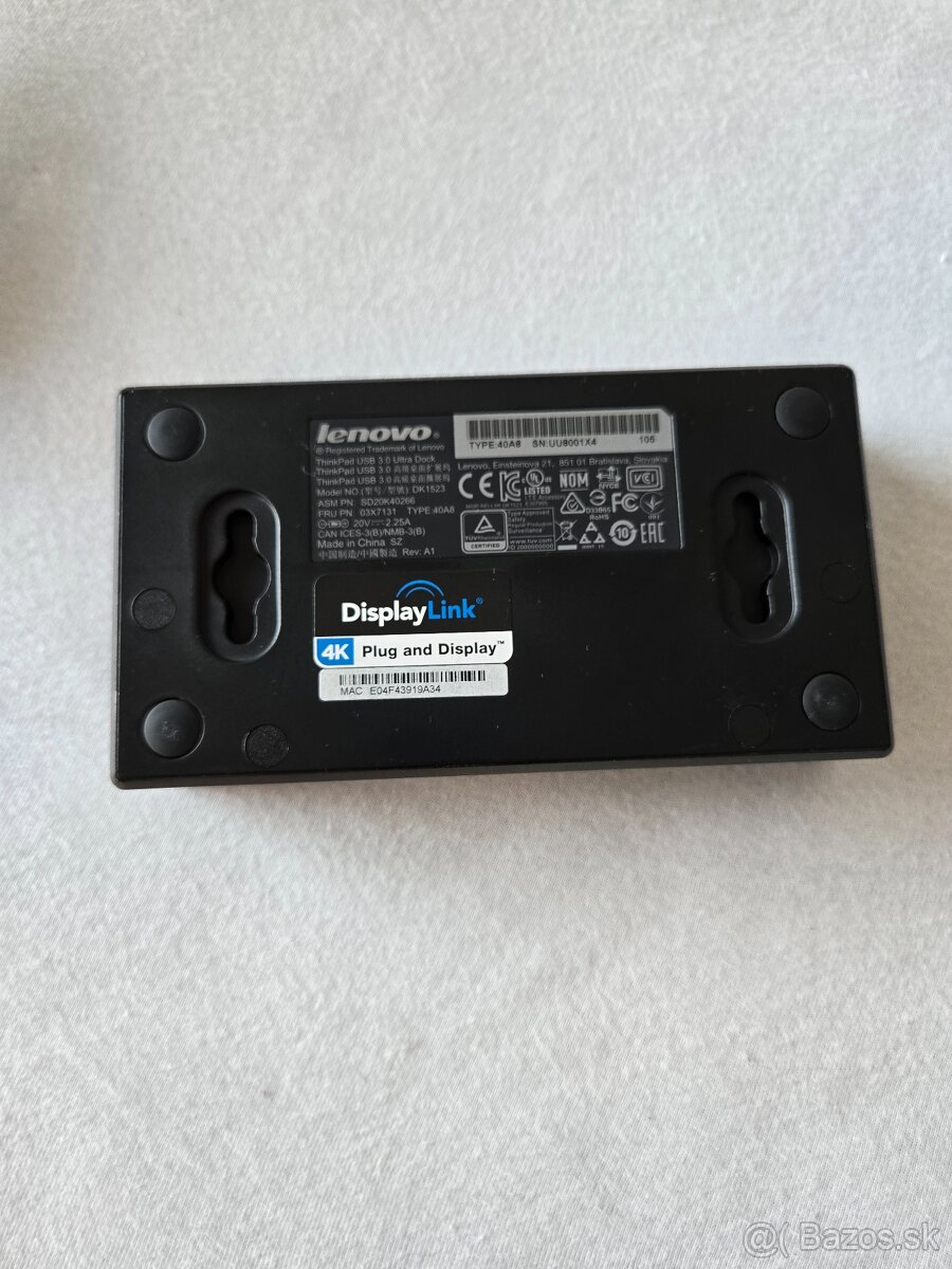 Lenovo thinkpad dokovacia stanica - 3