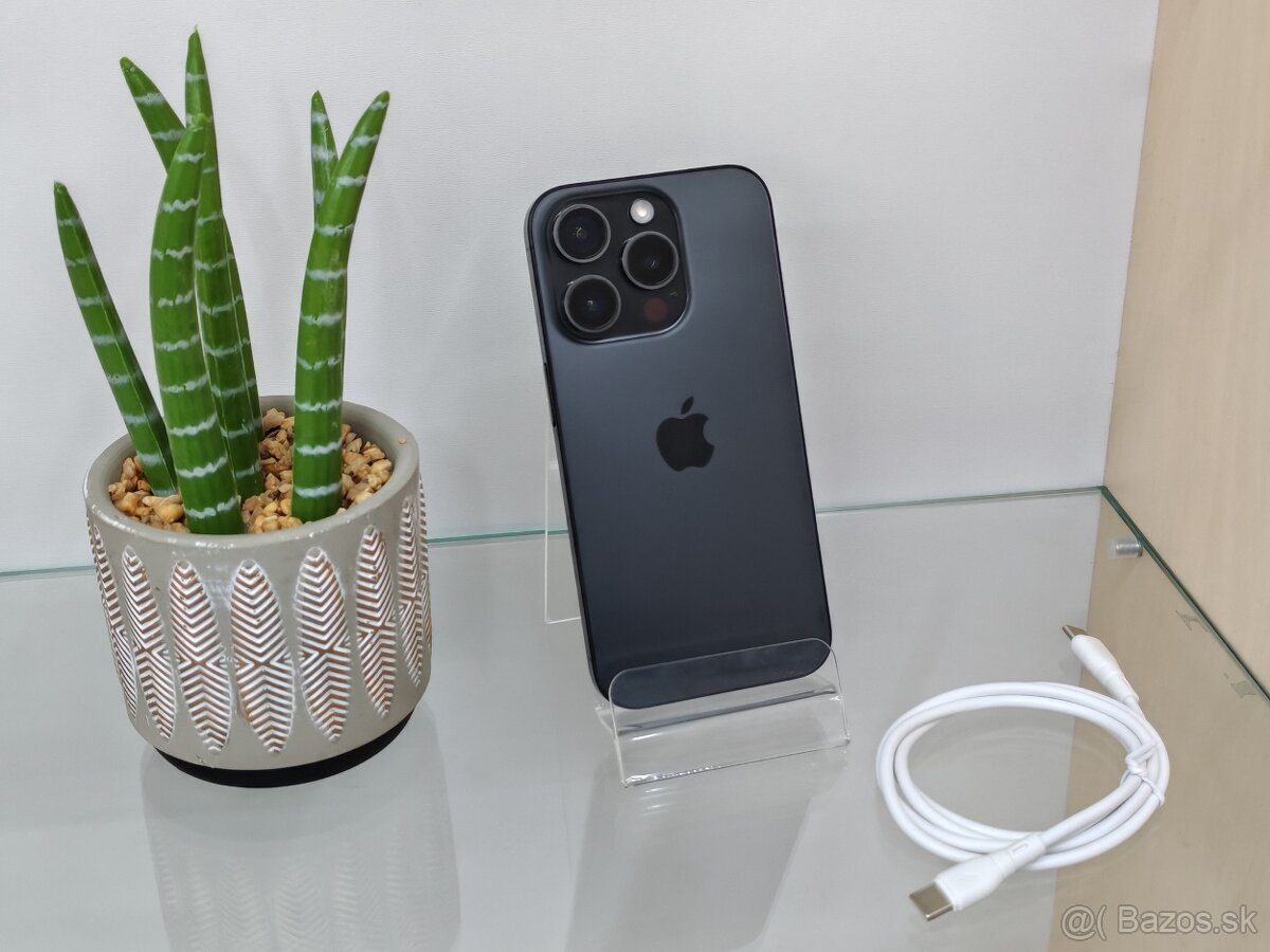 iPhone 15 Pro 128GB Black Titanium | ZÁRUKA 12M - 3